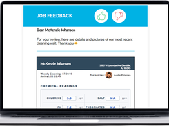 Customer Feedback - Gather feedback with no additional effort. When customers can easily vent frustrations, you prevent bad reviews and canceled accounts. Customers can leave 1-click feedback in the places they’re already looking. (proof of service emails and customer portal) They LOVE this and so will you 🙂