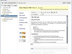 'Poor Man's CMS' 1.0 - Linux / GTK2