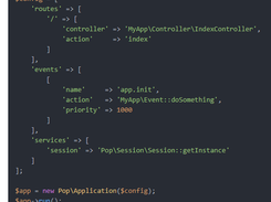 Pop PHP Framework Screenshot 1