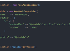 Pop PHP Framework Screenshot 1