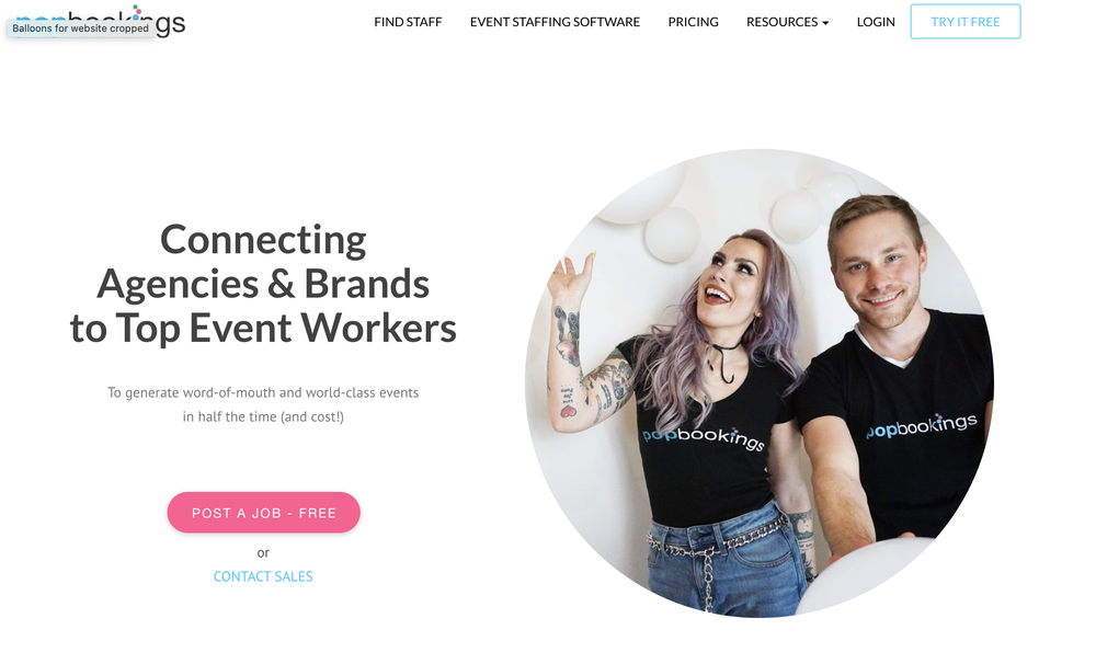 PopBookings Screenshot 1