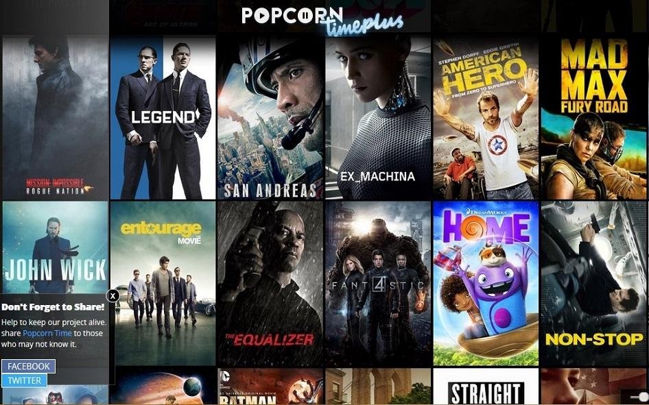 Popcorn time watch store