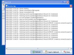Log window (client - ver. 1.0)