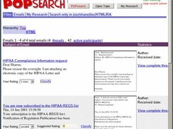 A detailed look at an email folder