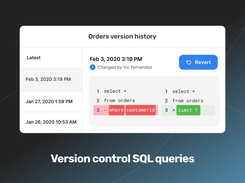 Version control your queries