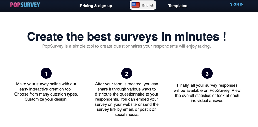 PopSurvey Screenshot 1