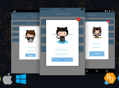 Popup Page Plugin for Xamarin Forms Screenshot 1