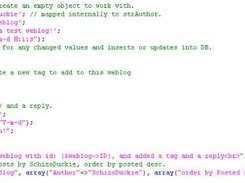 Example of how to create and hook up Blog, Tag and Reply
