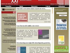 web de la revista formacin XXI