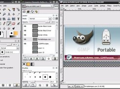 GIMP Portable Main Window