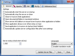 General settings
