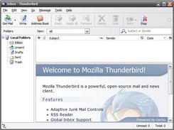 Portable Thunderbird Main Window