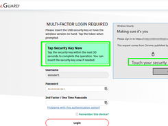 Multi-factor Login with Yubikey Integration