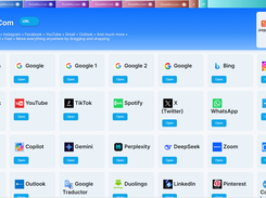 Add Favorite Websites and Arrange Them Freely