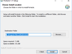 Choose installation path