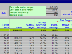 Hoadley Portfolio Optimizer Screenshot 1