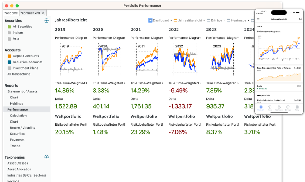 Portfolio Performance Screenshot 1