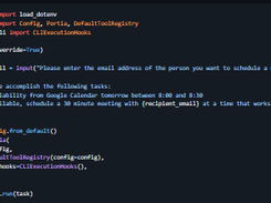 Portia SDK Python Screenshot 1