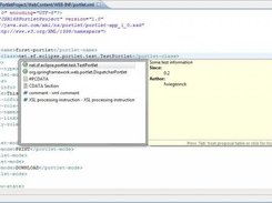 Portlet Descriptor Editor: content assistance on portlet cla