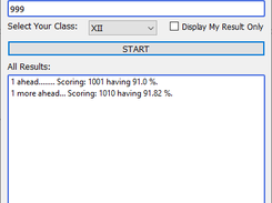 Position Analyzer final result output