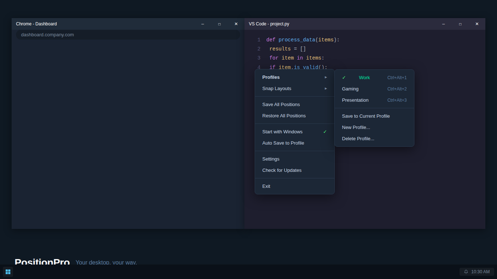 PositionPro Screenshot 1