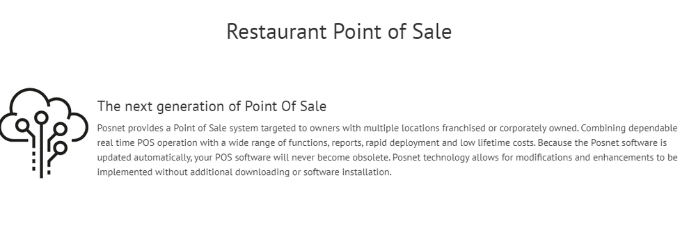 POSnet POS Screenshot 1