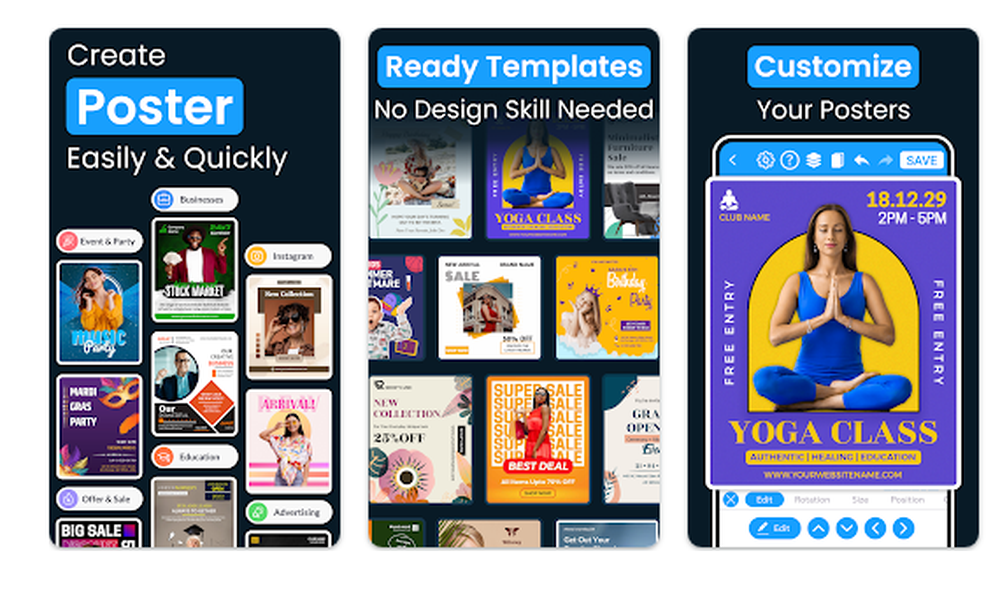 Poster Maker Flyer Maker Screenshot 1