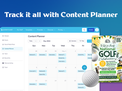 Schedule content and view it on the content calendar