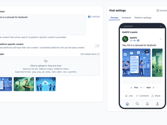 Facebook carousel with links for each photo