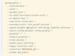 PostGraphile Screenshot 1