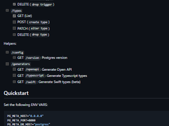 Postgres Meta Screenshot 1