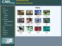 CMSPot - a CMS made only by templates