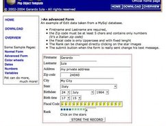 Advancend form created in realtime