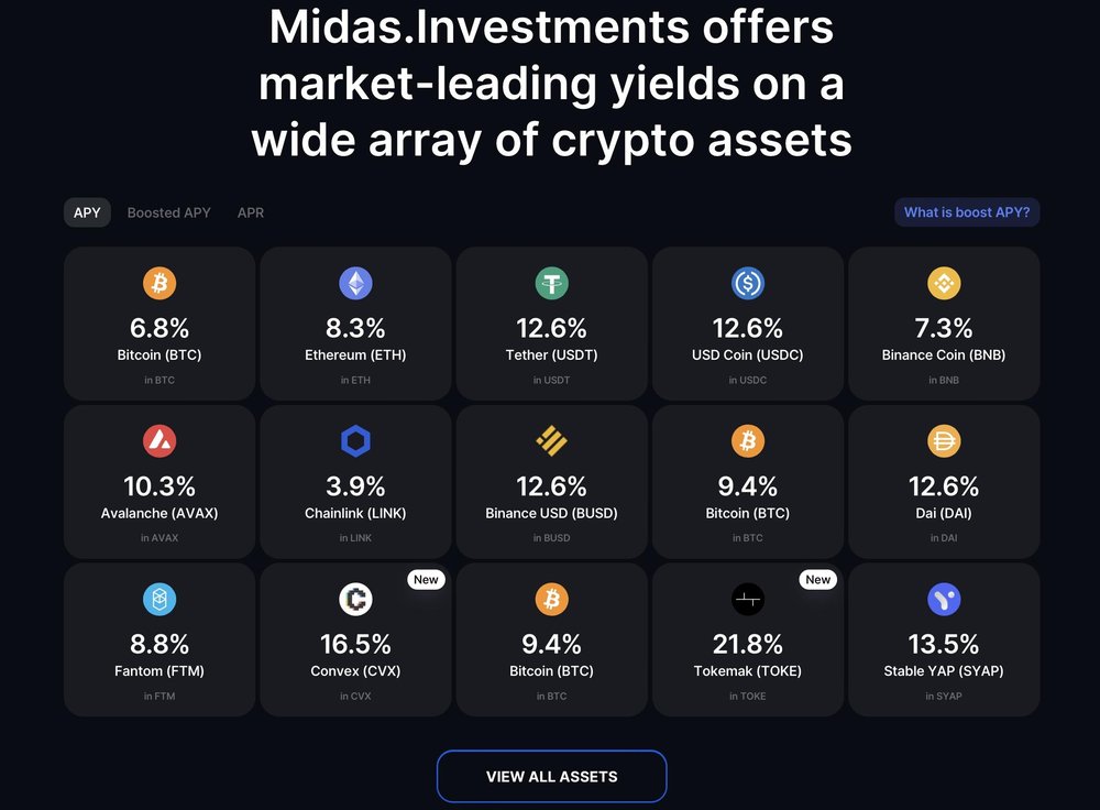 Midas.Investments Screenshot 1