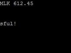 Example output 