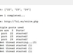 Example output terminal