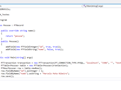 Code Example with PotiriDBUtils.NET