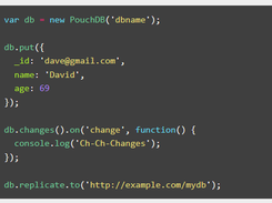 PouchDB Screenshot 1