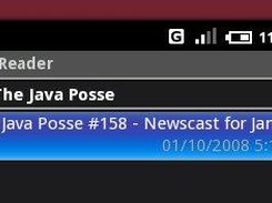Post List shows a button if an enclosure is available