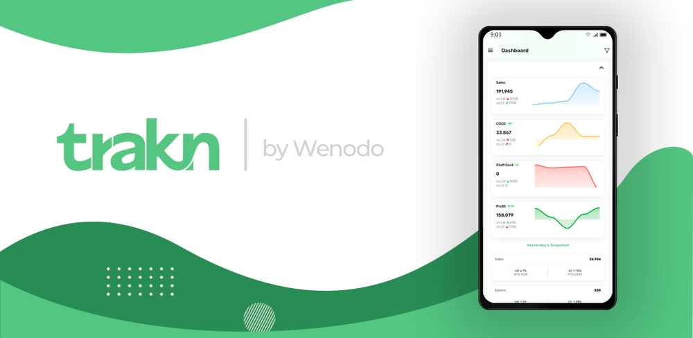 Trakn AI hospitality analytics platform dashboard