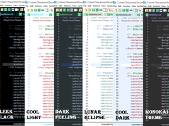 various built in themes
