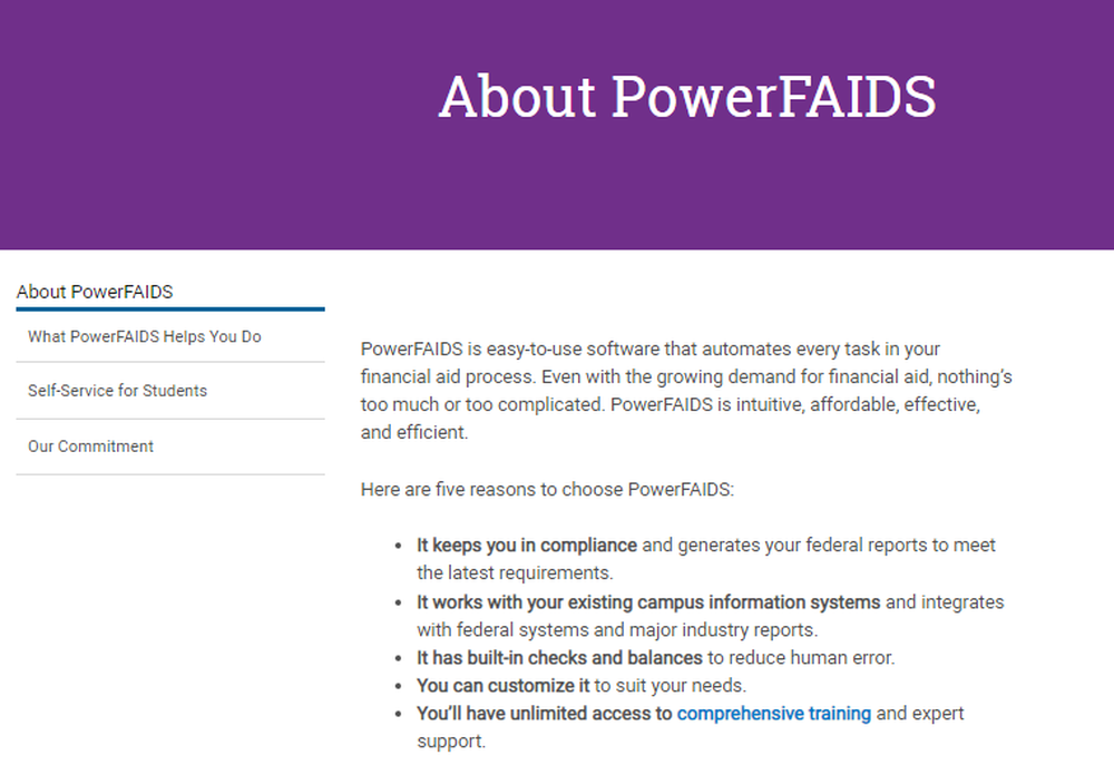PowerFAIDS Reviews and Pricing 2025