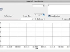 Screen capture of app with a 0 power reading