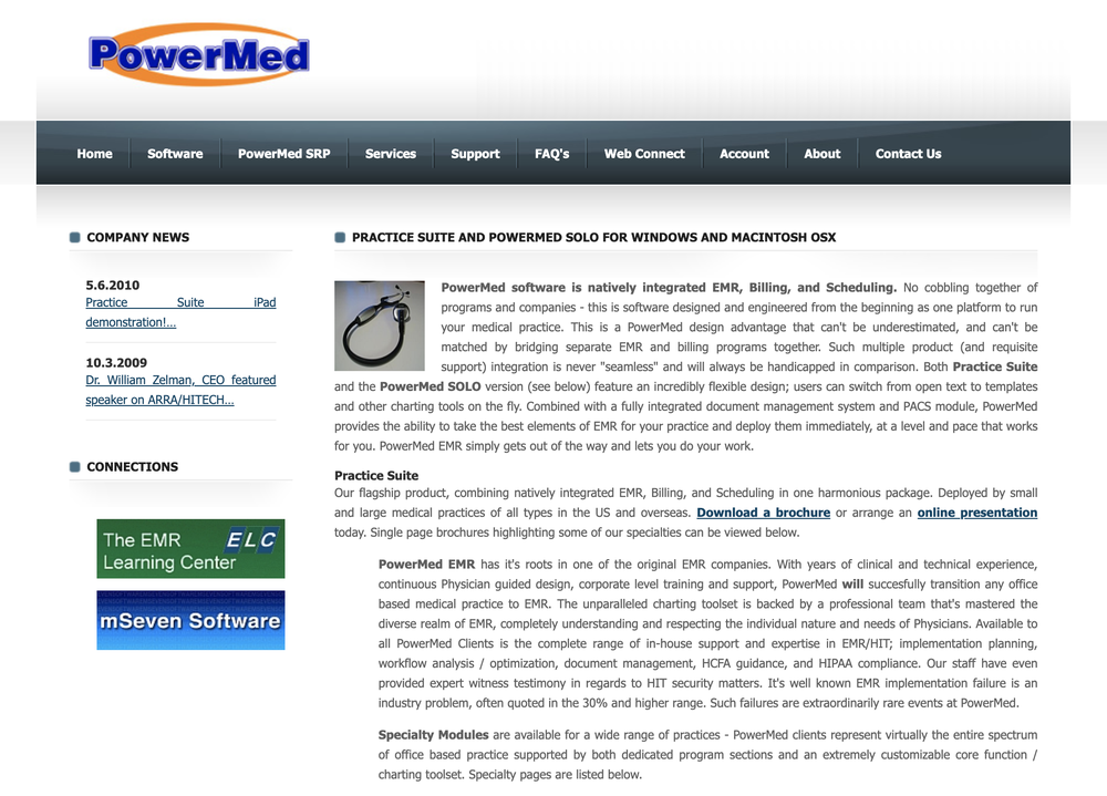 PowerMed EMR Screenshot 1