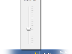 Brightness slider