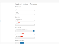 Enrollment Forms Family View