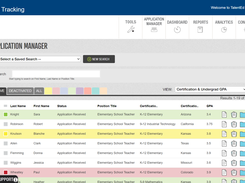 Accelerate the application process with tools to review applications and route them to the appropriate hiring manager. Move from application to interview faster with automated processes.