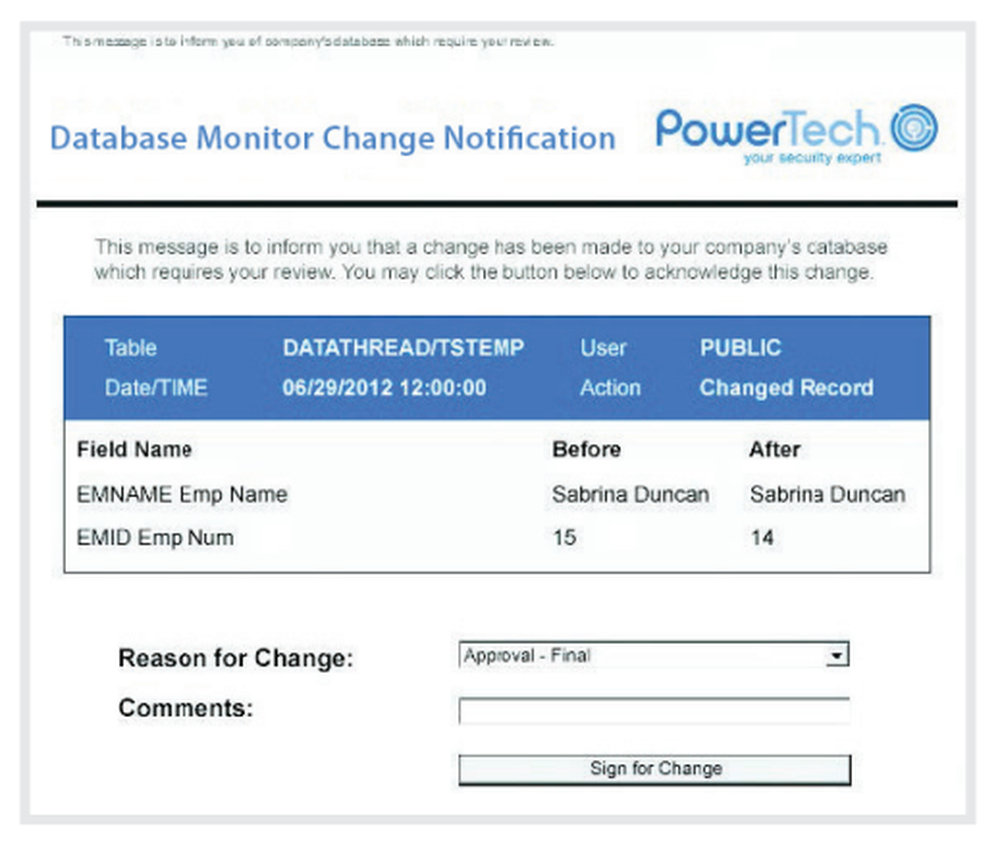 Powertech Database Monitor for IBM i Screenshot 1