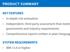 Powertech Risk Assessor for IBM i Screenshot 1