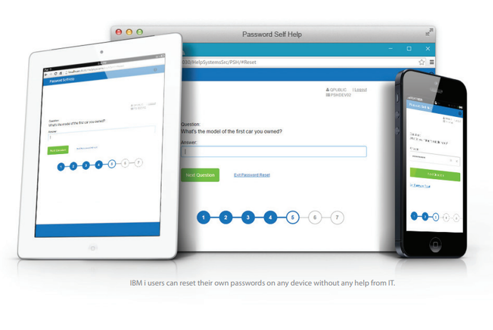 Powertech Password Self Help for IBM i Screenshot 1